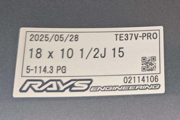 18×10.5″ Volk Racing TE37V-Pro Wheels for Skyline GT-R at No Reserve