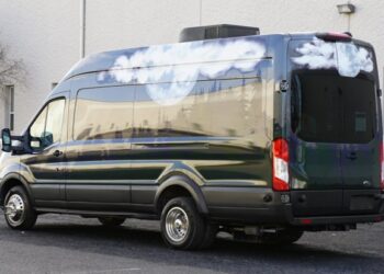 2018 Ford Transit 350 HD High-Roof Power Stroke Mobile Office Conversion at No Reserve