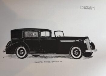 Ex-Lily Pons 1939 Packard One Twenty Series 1701 Panel Brougham by Derham at No Reserve