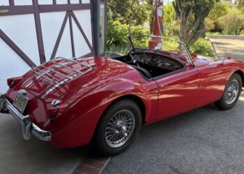 Ex-Matthew Morrison, Supercharged 1956 MG MGA Roadster