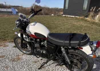 2007 Triumph Scrambler at No Reserve