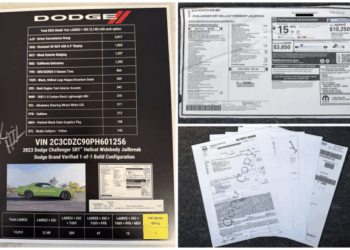 20-Mile 2023 Dodge Challenger SRT Hellcat Widebody Jailbreak