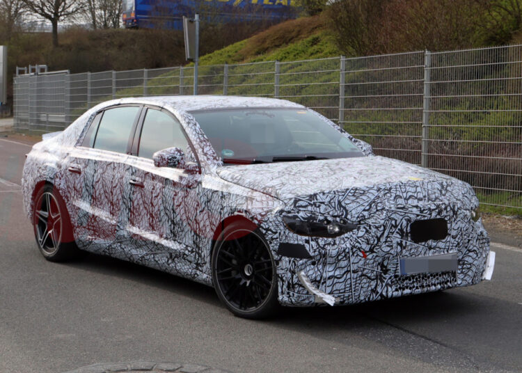 AMG’s 900-HP Electric 5 Series Fighter Looks Weird—For Now