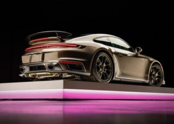 Anthracite Brown Metallic 2025 Porsche 911 Turbo 50 Years
