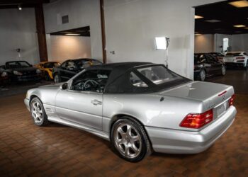 45k-Mile 2002 Mercedes-Benz SL500 Silver Arrow