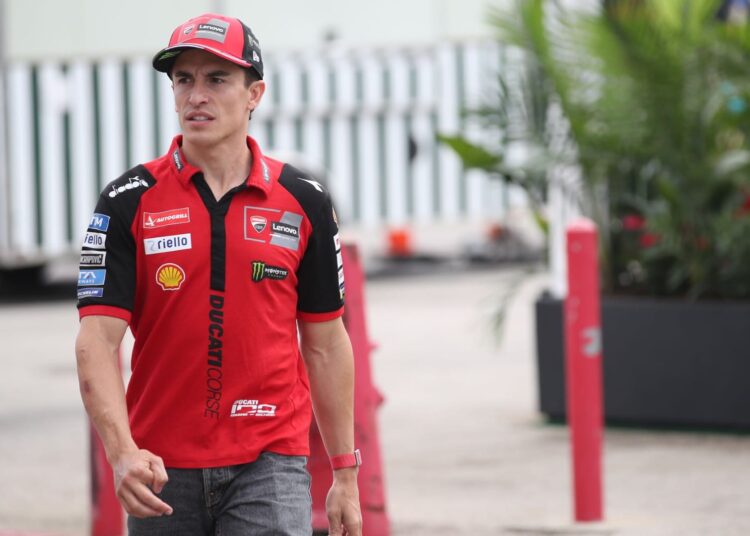 Fast Marquez crash causes early COTA MotoGP red flag