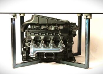 Mercedes-Benz AMG M113K V8 Coffee Table at No Reserve