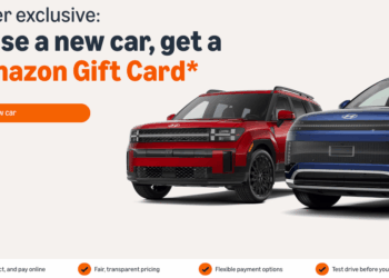 Get a $1,250 Gift Card if You Buy an Actual Car From Amazon