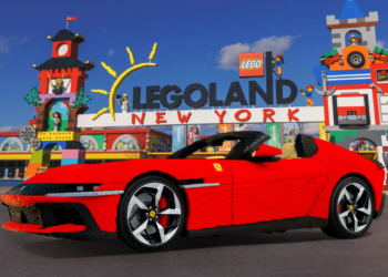 You Can Sit Inside This Ferrari Made Entirely of Lego