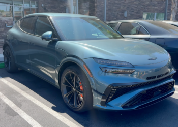 US-Spec Genesis GV60 Magma Spotted Looking Anything but Boring