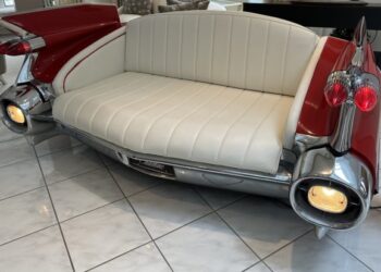 1959 Cadillac DeVille-Style Sofa at No Reserve