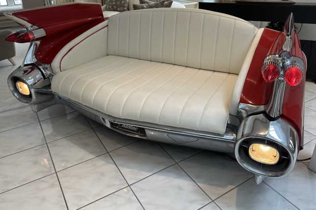 1959 Cadillac DeVille-Style Sofa at No Reserve