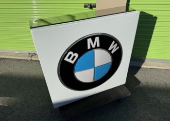Illuminated BMW Sign at No Reserve