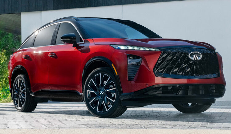 2027 Infiniti QX65’s Most Interesting Attributes Are Its Red Paint And Headrests