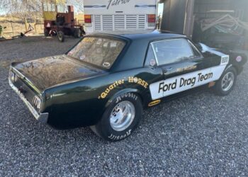 410 Clevor-Powered 1965 Ford Mustang Coupe “Quarter Horse” Drag Car at No Reserve