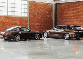 This Matching BMW M3 Touring and Porsche 911 Might Be the Perfect Two-Car Garage