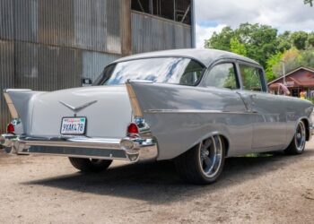 Fuel-Injected 350–Powered 1957 Chevrolet 150 2-Door Sedan 5-Speed