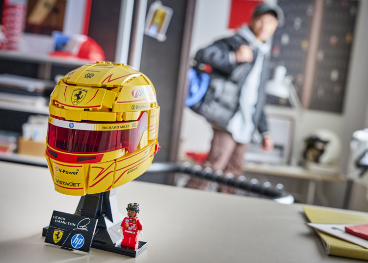 LEGO launches new Ferrari F1 helmet sets