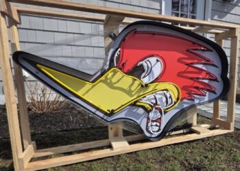 Neon Mr. Horsepower Sign at No Reserve