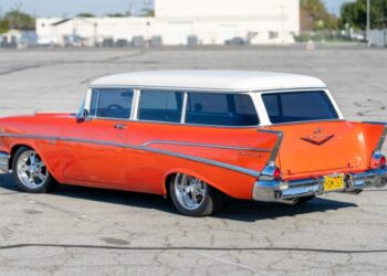 383-Powered 1957 Chevrolet 210 Handyman Wagon at No Reserve