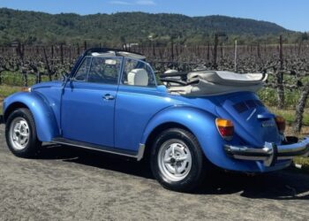 29k-Mile 1978 Volkswagen Super Beetle Convertible Champagne Edition II