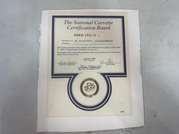 87-Mile 1992 Chevrolet Corvette ZR-1