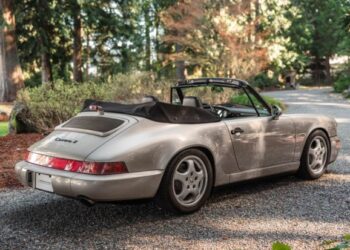 White Gold Metallic 1992 Porsche 911 Carrera 2 Cabriolet 5-Speed at No Reserve