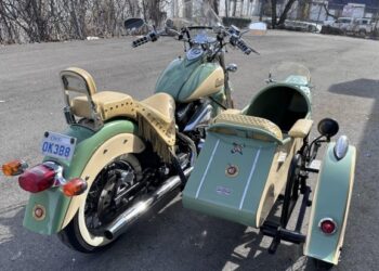 2002 Indian Spirit w/Sidecar at No Reserve