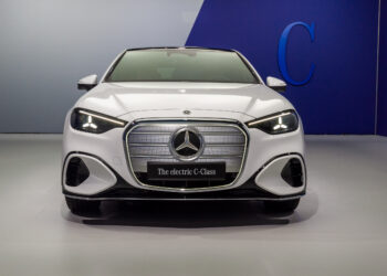 Electric 2027 Mercedes-Benz C-Class Debuts With Nearly 400 Miles of Range and a Massive Fullscreen Dashboard