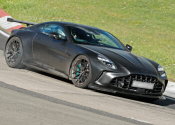 Count ‘Em: Aston Martin Vantage Spied Testing With Eight Exhaust Pipes