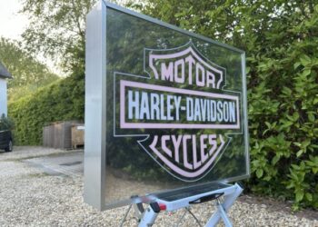 Illuminated Harley-Davidson Sign at No Reserve
