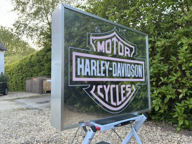 Illuminated Harley-Davidson Sign at No Reserve