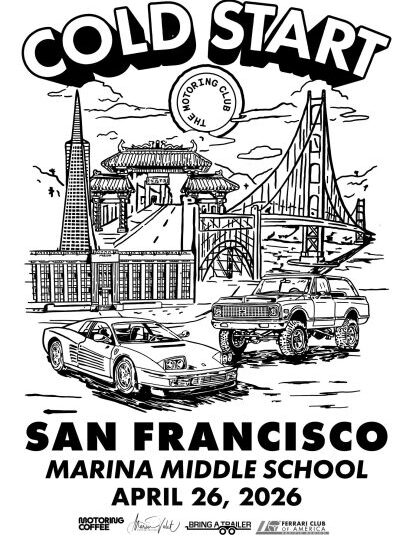 The Motoring Club Presents: Cold Start—April 26 in San Francisco, California