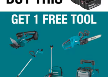 Get Free Tools When You Buy Makita Batteries at the Home Depot