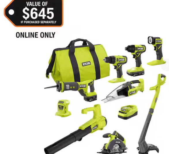 The Home Depot Is Clearing Out Ryobi Power Tools With Huge Discounts