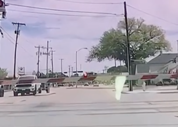 Tesla on FSD Accelerates Toward Train Crossing—Driver Floors It to Escape