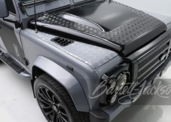 This Ultra-Rare BMW-Powered Defender 90 Just Hit the Auction Block