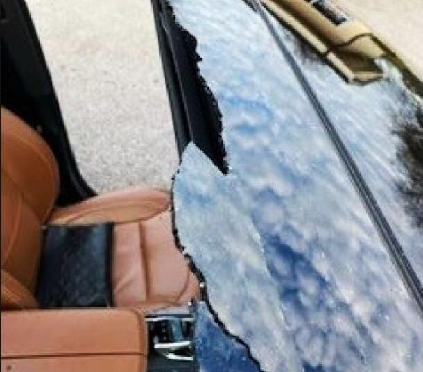 Mercedes-Benz Sunroof Exploded and Covered Occupants in Glass