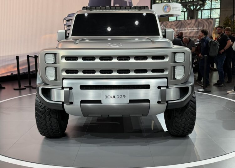 Hyundai Boulder SUV Concept in the Metal: Hyundai’s Bronco Beater Makes a Wrangler Look Tame