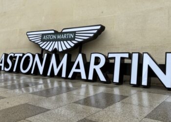 Illuminated Aston Martin Sign at No Reserve