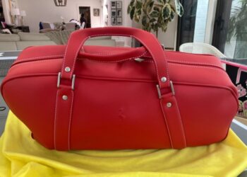 Two-Piece Ferrari 458 Spider Luggage Set by Schedoni at No Reserve