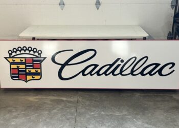 Illuminated Cadillac Sign at No Reserve