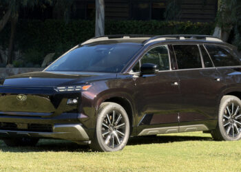 2027 Subaru Getaway Three-Row EV Has 420 Horsepower For When You Need To Get Away From The Horrors