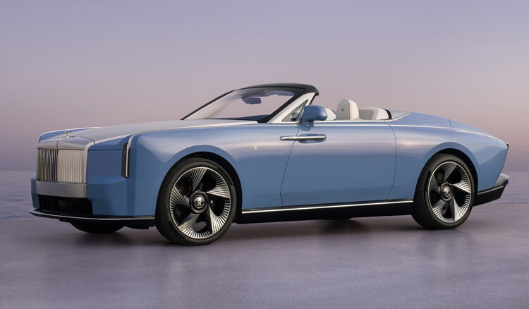 Rolls-Royce Project Nightingale Is An 18.9-Foot-Long Electric Convertible With Chrome Freakin’ Tail Fins