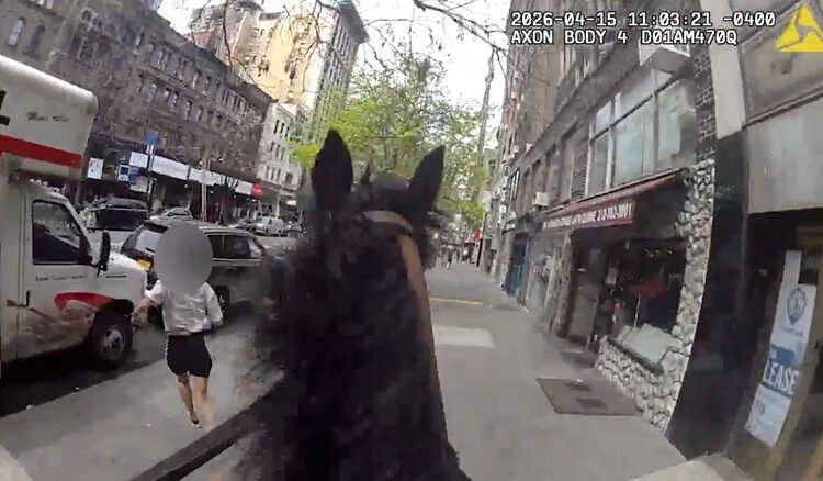 Wild Wild West Side: Horseback NYPD Cop Chases Down Suspected Purse Thief