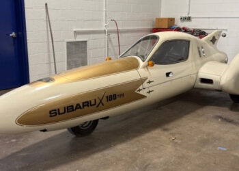 The Subaru X-100 Was The Plane-Shaped Car Designed To Cross The U.S. On A Single Tank Of Gas