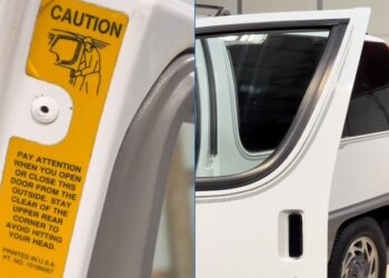 GM Used A Sticker To ‘Fix’ Minivan Doors That Whacked Peoples’ Heads
