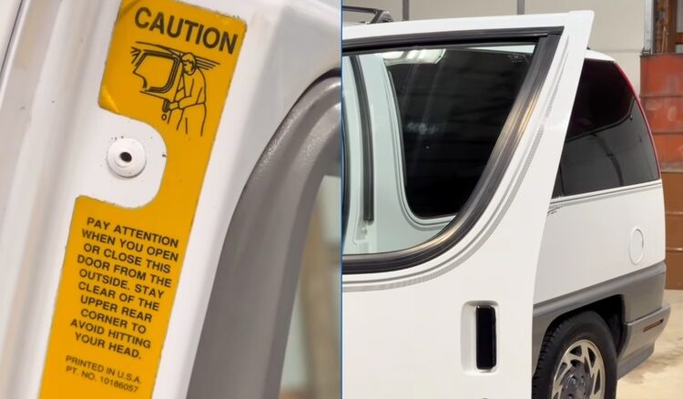 GM Used A Sticker To ‘Fix’ Minivan Doors That Whacked Peoples’ Heads