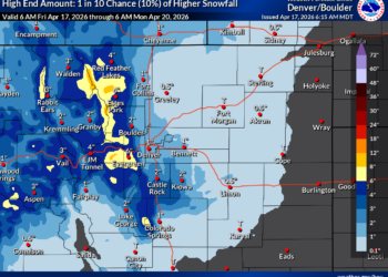Winter Weather Alert: 50-Degree Drop Brings Snow to I-70 and Threatens Black Ice Across Colorado This Weekend