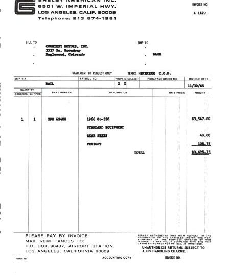 50-Years-Family-Owned 1966 Shelby Mustang GT350